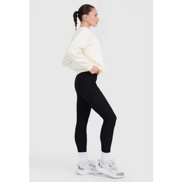  Leggings für Damen 4F WAW25TTIGF237 TIEFSCHWARZ 
