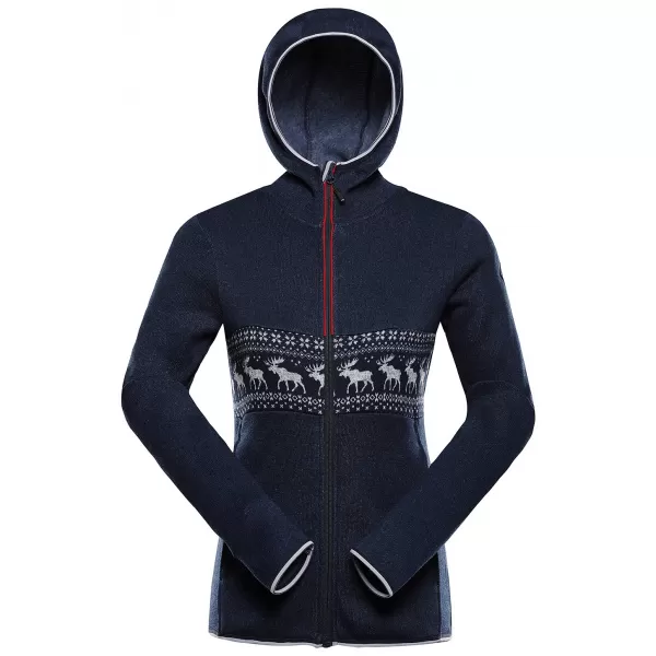  Warmer Damenpullover ALPINE PRO NORESA MONDSCHEIN-OZEAN-VARIANTE PA 