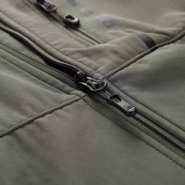  Herren-Softshelljacke ALPINE PRO HOOR 2 GLÜHBASILIKUM 
