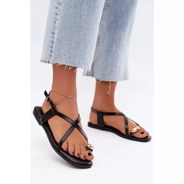  Damensandalen BOTO BJ722 SCHWARZ 
