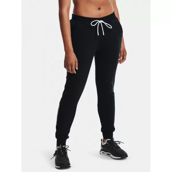  Damenhosen UNDER ARMOUR UA RUSH FLEECE PANT 1365775-001 SCHWARZ 