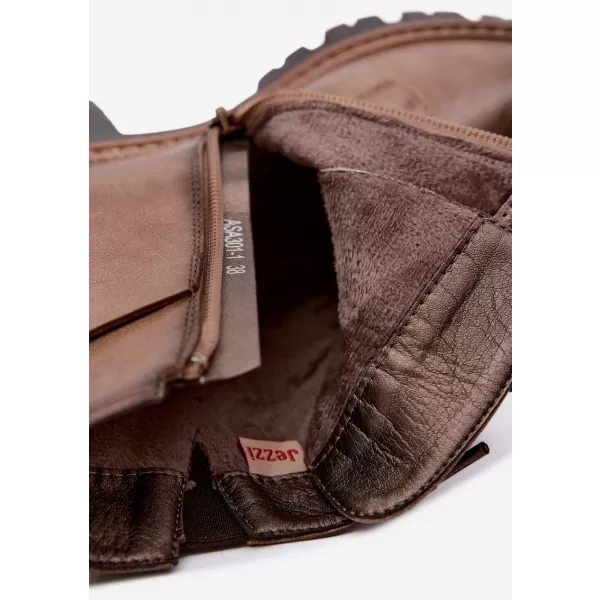  Damen-Stiefeletten BOTO ASA301-1 BRAUN 
