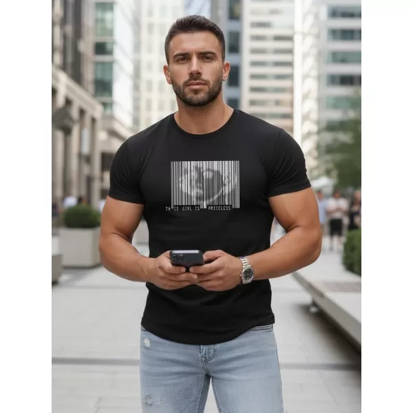  Herren-T-Shirt DSTREET NX5014R SCHWARZ 