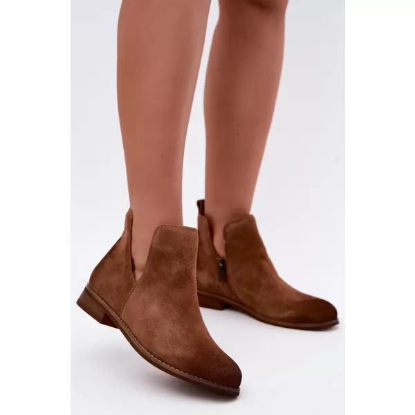  Damen-Stiefeletten VINCEZA 133142 BRAUN 