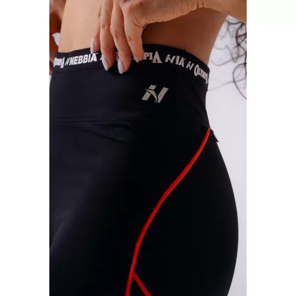  Leggings für Damen NEBBIA OLYMPIA HIGH-WAIST 935 SCHWARZ 