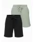 Herren-Shorts OMBRE Z125 SCHWARZ/HELLGRÜN