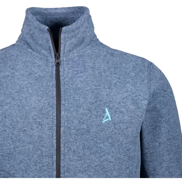  Fleece-Sweatshirt für Herren ALTISPORT ALM002852 DUNKLE DENIM-HIGHLIGHTS 
