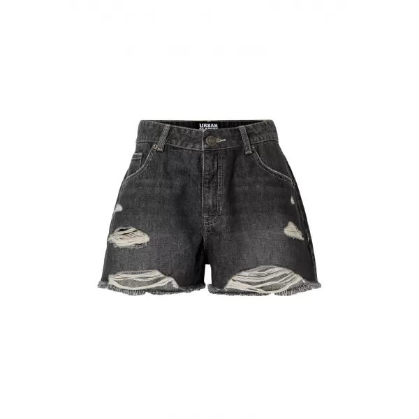  Damen-Shorts URBAN CLASSICS TB8193 SCHWARZ GEWASCHEN 