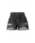 Damen-Shorts URBAN CLASSICS TB8193 SCHWARZ GEWASCHEN