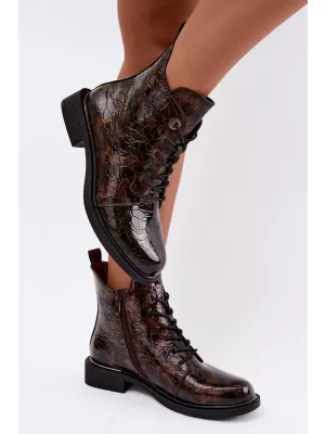 Damenstiefel S.BARSKI HY62-8140 BRAUN