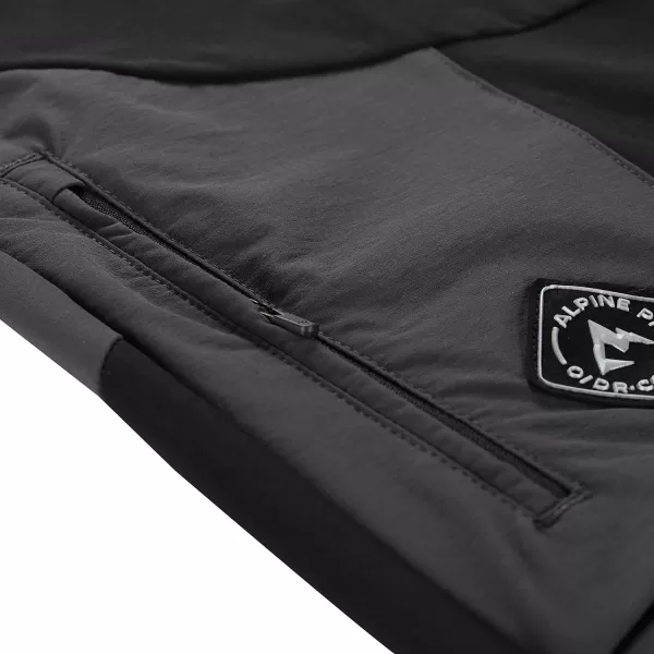  Softshellhose für Damen ALPINE PRO AKANA 3 SCHWARZ 