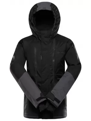 Kinder-Skijacke ALPINE PRO DEARO 3 SCHWARZ