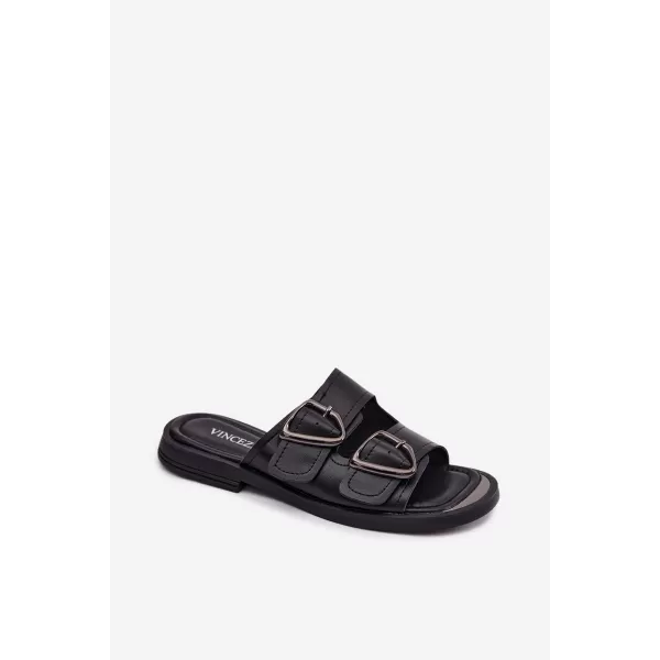  Damenhausschuhe VINCEZA 62304 SCHWARZ 