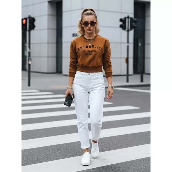  Damen-Sweatshirt DSTREET BY1565 BRAUN 