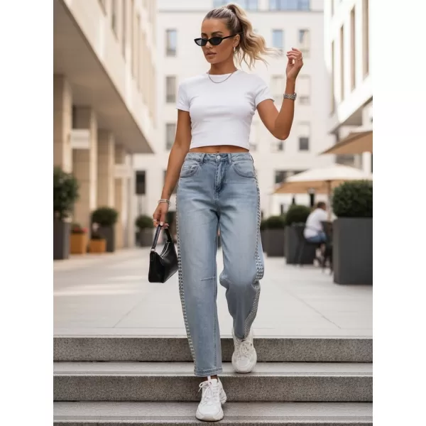  Damenhosen DSTREET UY2983 BLAU 