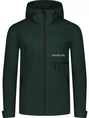 Wasserdichte Herrenjacke NORDBLANC RIGID NBSJM8313 DUNKELGRÜN