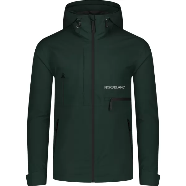  Wasserdichte Herrenjacke NORDBLANC RIGID NBSJM8313 DUNKELGRÜN 