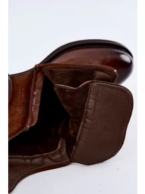 Damen-Stiefeletten BOTO 26BT02-590 BRAUN