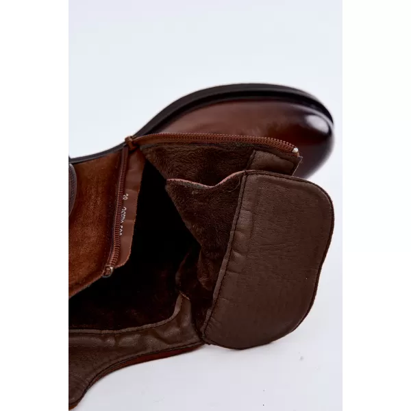  Damen-Stiefeletten BOTO 26BT02-590 BRAUN 