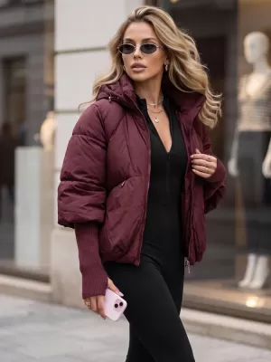 Damenjacke DSTREET TY5898 BURGUND