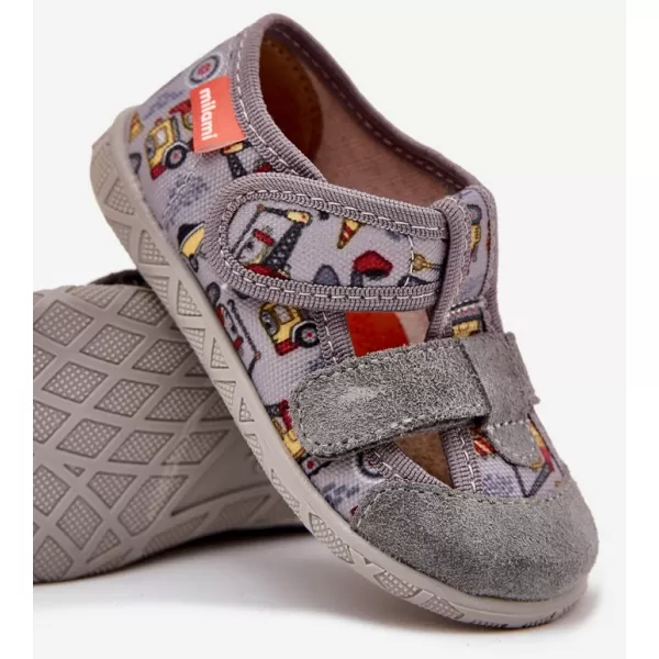  Kinderpantoffeln MILAMI 118/BR-32 GRAU 