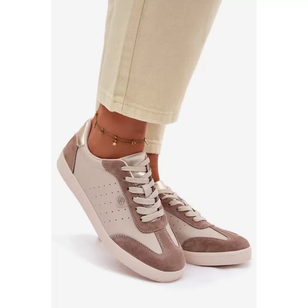  Damen-Sneaker S.BARSKI LR61-7091 BEIGE 
