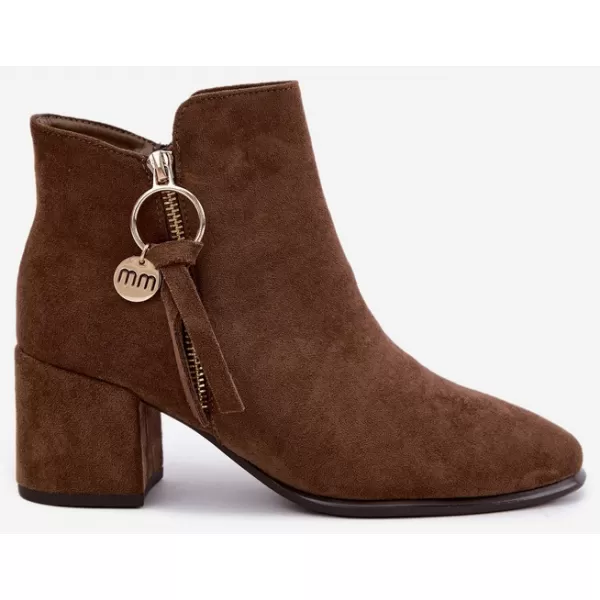  Damen-Stiefeletten BOTO NS653P BRAUN 