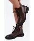Damen-Stiefeletten D&A CR62-3337 BRAUN