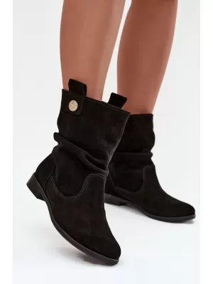 Damen-Stiefeletten ZAZOO 4210 SCHWARZ