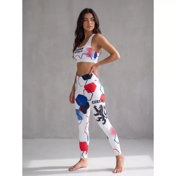  Damen Premium Long Funktionsleggings (neue Größen) ALTISPORT VOJ/ALW036LEG05 HEXA WEIß 