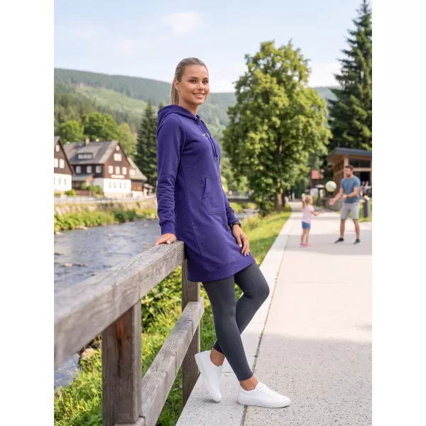  Erweitertes Damen-Sweatshirt ALTISPORT ALW001419 MITTERNACHTSBLAU 