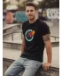 Herren-T-Shirt DSTREET NX076R SCHWARZ