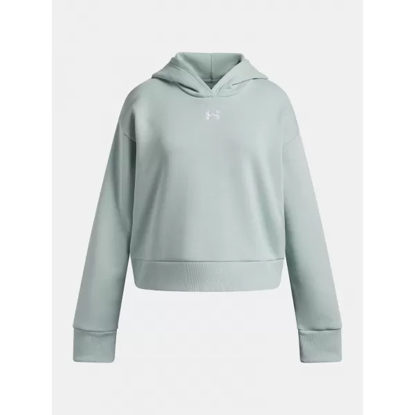  Sweatshirt für Mädchen UNDER ARMOUR UA RIVAL FLEECE HOODIE 1379517-477 BLAU 