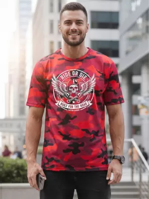 Herren-T-Shirt DSTREET NX2004R-RD-M ROT