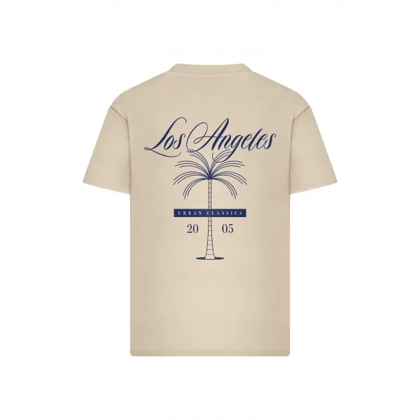  Herren-T-Shirt URBAN CLASSICS TB8756 WEIß/SAND 