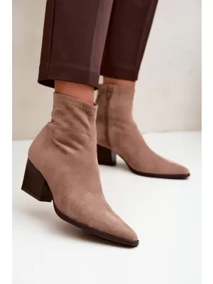 Damen-Stiefeletten BOTO D-209 BROWN BRAUN
