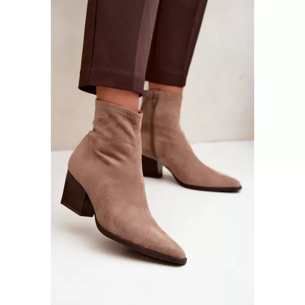  Damen-Stiefeletten BOTO D-209 BROWN BRAUN 