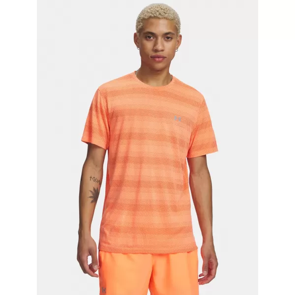  Herren-T-Shirt UNDER ARMOUR VELOCITI SS 6009517-824 ORANGE 