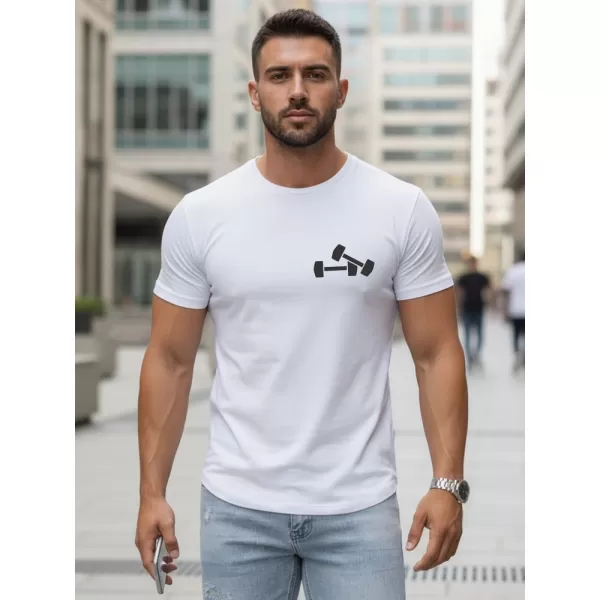  Herren-T-Shirt DSTREET NX5086R WEIß 