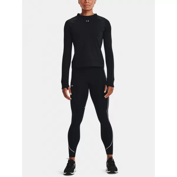  Thermo-Leggings für Damen UNDER ARMOUR UA RUSH CG NOVELTY LEGGING 1365720-001 SCHWARZ 