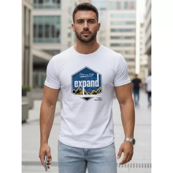 Herren-T-Shirt DSTREET NX5004R-WH WEIß 
