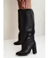 Damenstiefel BOTO C-377/LA3165 GLÄNZENDES SCHWARZ
