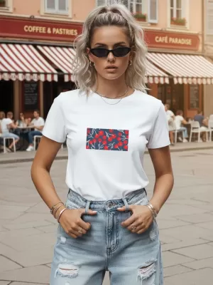 Damen-T-Shirt DSTREET NX8014RY-WH WEIß