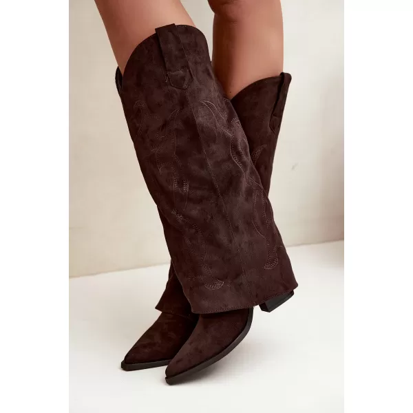  Cowboystiefel für Damen BOTO 2588A BRAUN 