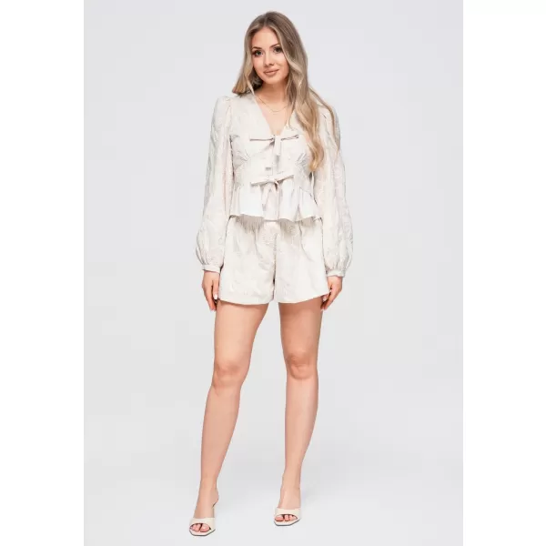  Damenbluse OMBRE OW-TS-E0060 BEIGE 