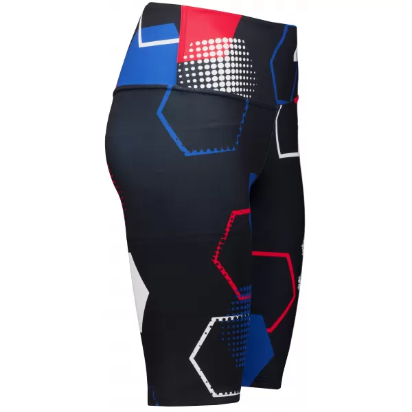  Damen Premium-Funktionsleggings oberhalb des Knies (neue Größen) ALTISPORT VOJ/ALW036LEG06 HEXA SCHWARZ 