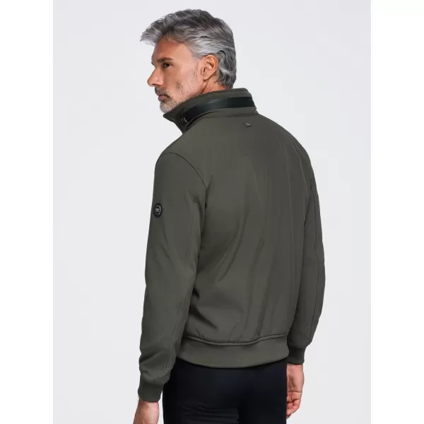  Kapuzenjacke für Herren OMBRE OM-JANP-0233 DUNKLES OLIV 