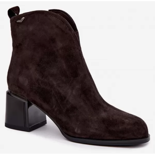  Damen-Stiefeletten VINCEZA 91178 BRAUN 