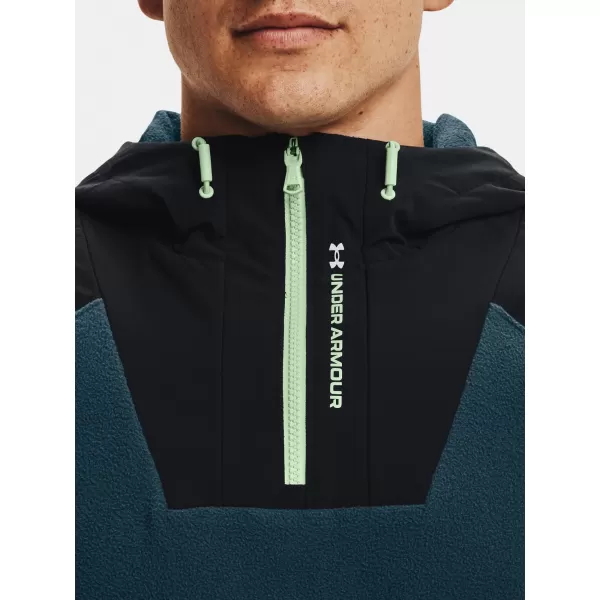 Herren-Sweatshirt UNDER ARMOUR UA RUSH FLEECE HOODIE 1366177-413 BLAU 
