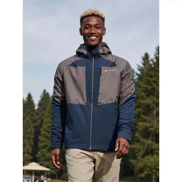  Outdoor-Jacke für Herren ALPINE PRO TEMUN MONDBESCHIENENER OZEAN 